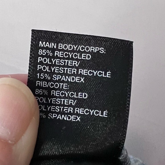 Zella Space Dye Green/Gray Race Back Sports Bra Size Medium - Picture 7 of 8